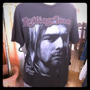 Curt Cobain Rolling Stone memorial tee